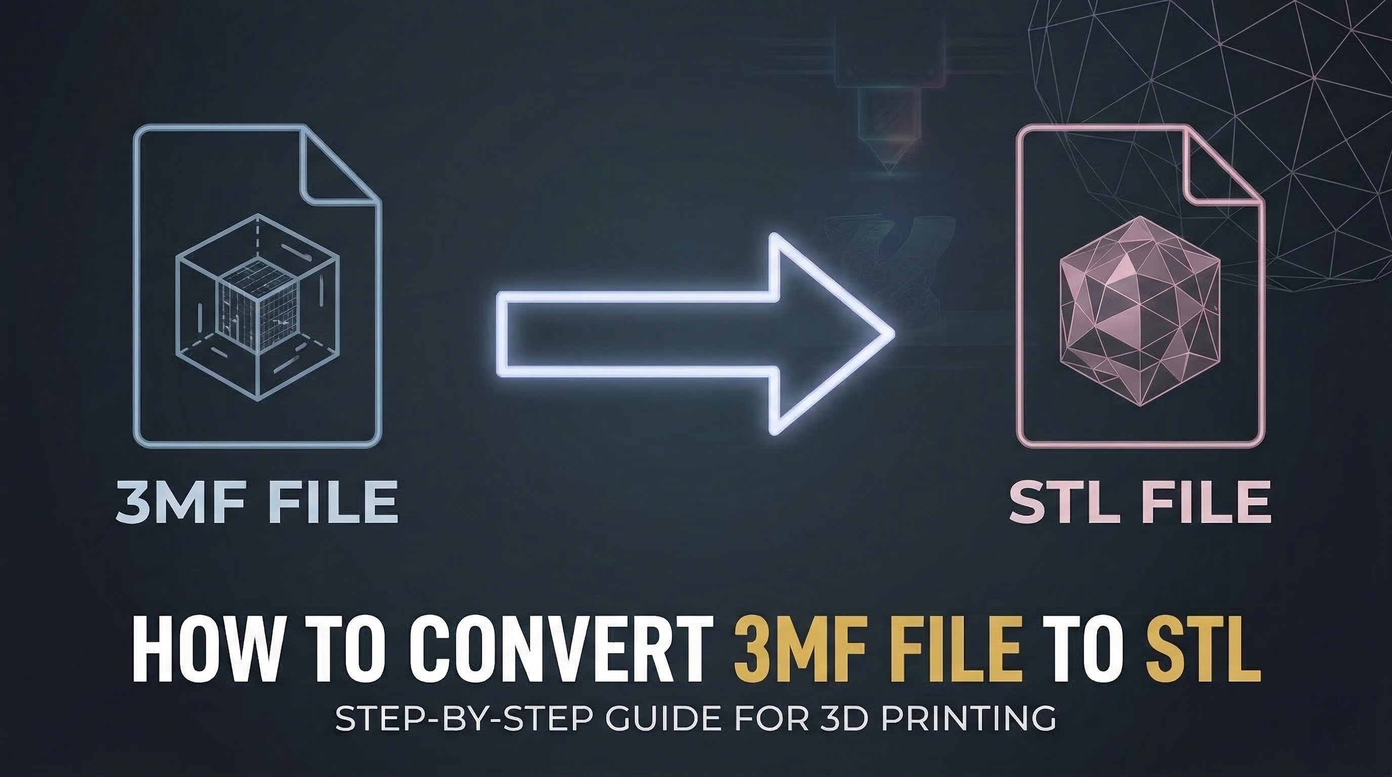 convert 3mf file to stl file
